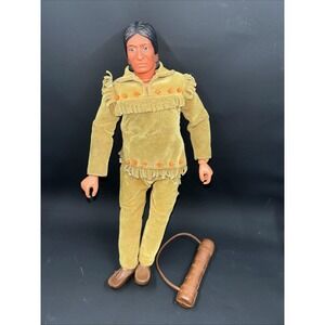 1973 Vintage Gabriel the Lone Ranger Tonto 10" Action Figure Clothes Shoes Pants